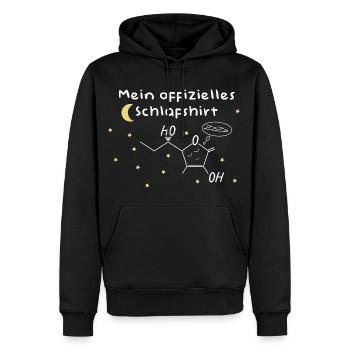 Schlafshirt Chemie Elemente I NAP Periodic - Männer Premium Bio Hoodie - Schwarz - Vorne - Nico (187cm)