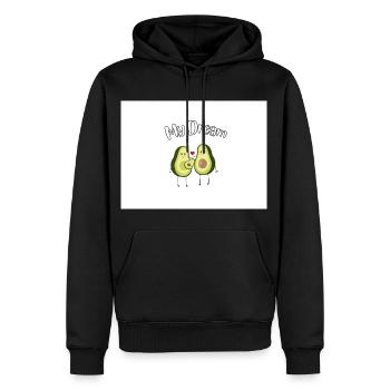 Mydream - Männer Premium Bio Hoodie - Schwarz - Vorne - Nico (187cm)