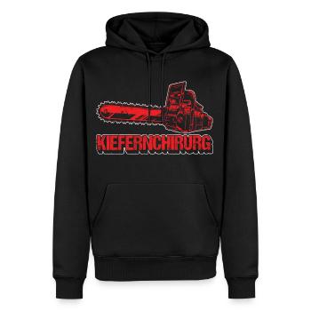 Kiefernchirurg lustige Holzfäller Geschenkidee - Männer Premium Bio Hoodie - Schwarz - Vorne - Nico (187cm)