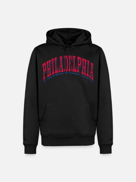 Philadelphia - Men’s Premium Organic Hoodie - black