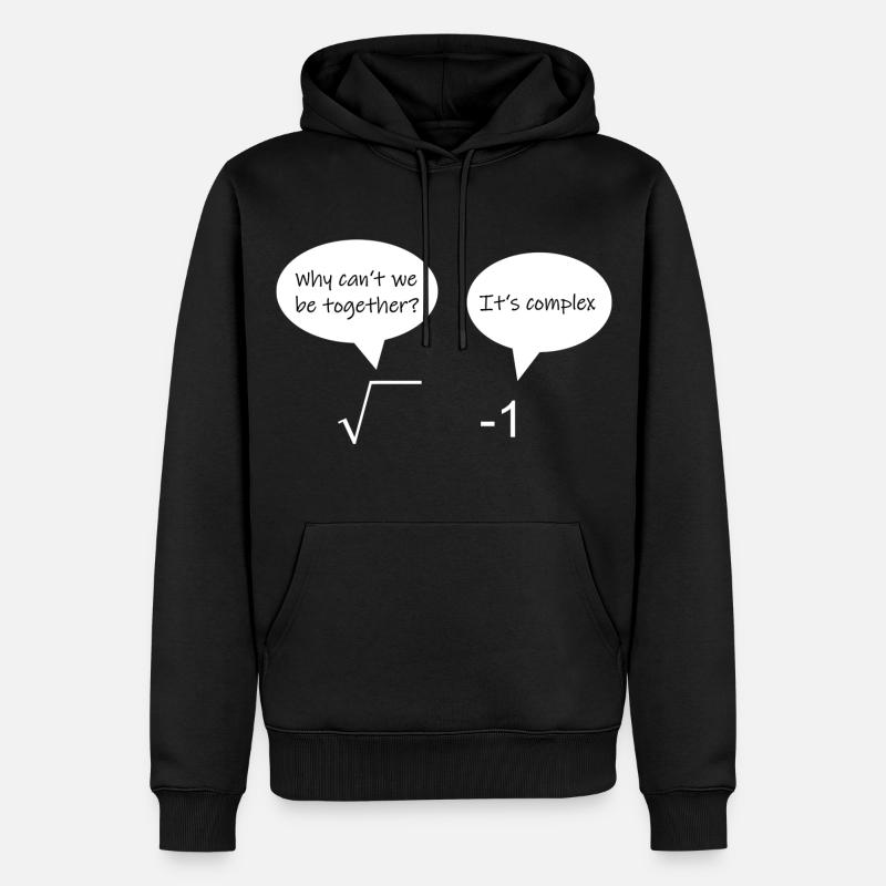 Complex - Sweat à capuche Premium bio Homme - noir