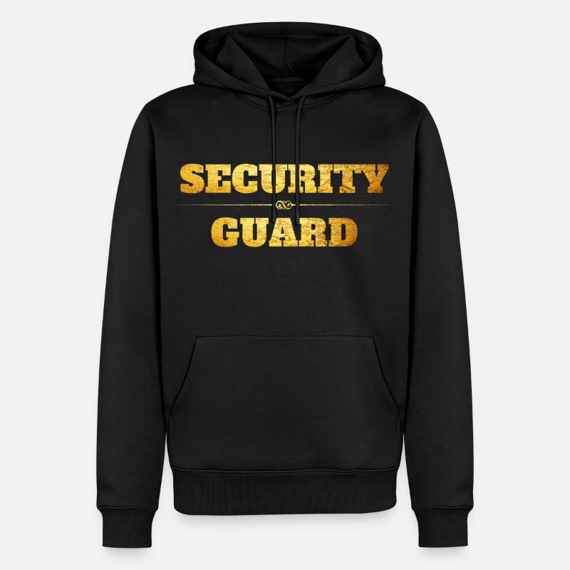 Security Guard - Männer Premium Bio Hoodie - Schwarz