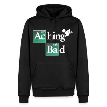 Aching Bad - Alles tut weh - Männer Premium Bio Hoodie - Schwarz - Vorne - Nico (187cm)