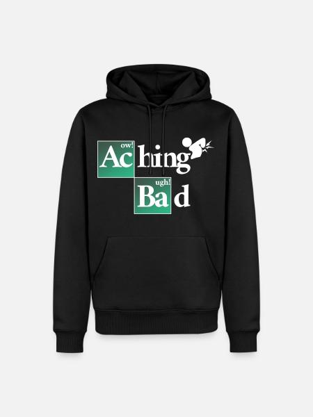 Aching Bath - Everything hurts - Men’s Premium Organic Hoodie - black