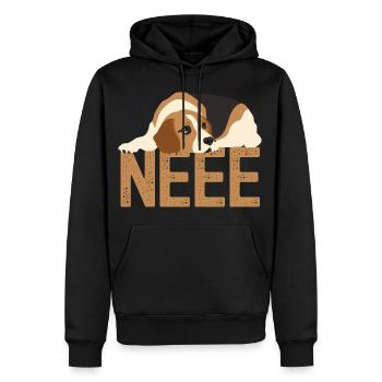 Lustiger Beagle Spruch für Beagle Liebhaber - Männer Premium Bio Hoodie - Schwarz - Vorne - Nico (187cm)