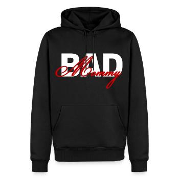 Bad Mommy - Männer Premium Bio Hoodie - Schwarz - Vorne - Nico (187cm)