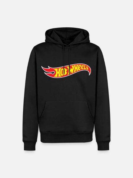 Hot Wheels Classic Logo - Herre Premium økologisk hoodie - sort