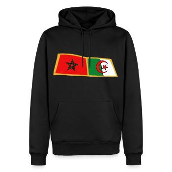 Morocco Algeria Khawa Khawa - Men’s Premium Organic Hoodie - black - Front - Nico (187cm)