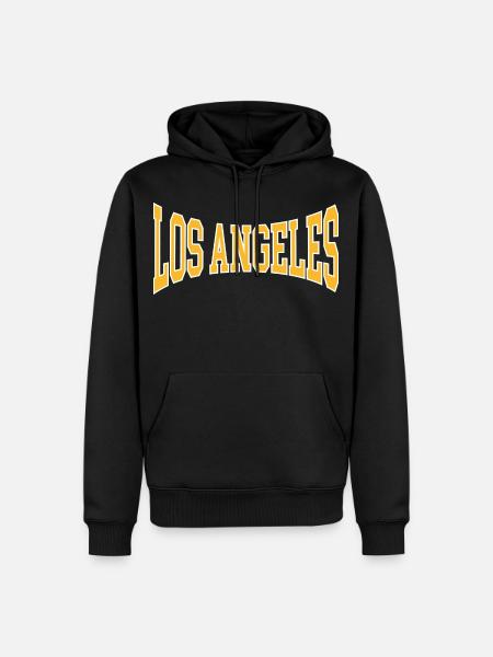 Los Angeles - Men’s Premium Organic Hoodie - black