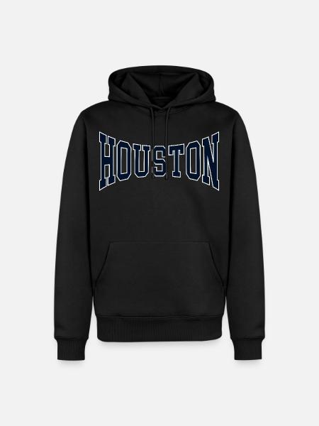 Houston - Men’s Premium Organic Hoodie - black