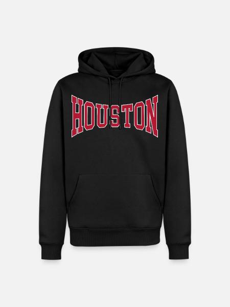 Houston - Men’s Premium Organic Hoodie - black