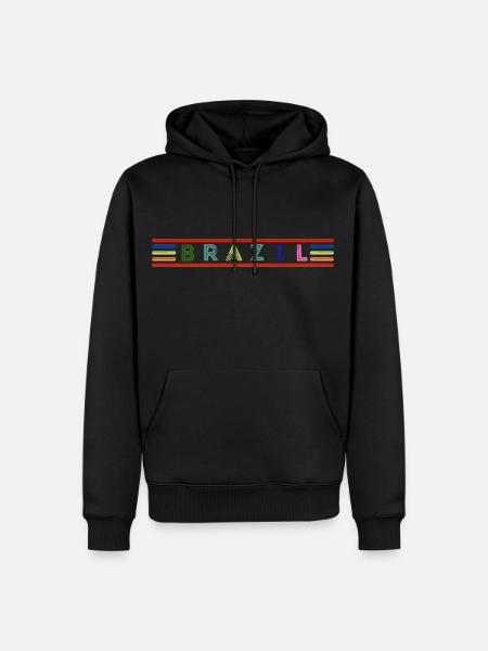 Brazil - Men’s Premium Organic Hoodie - black