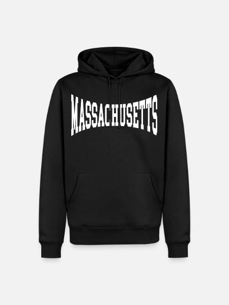 Massachusetts - Men’s Premium Organic Hoodie - black