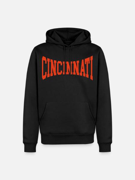 Cincinnati - Sweat à capuche Premium bio Homme - noir