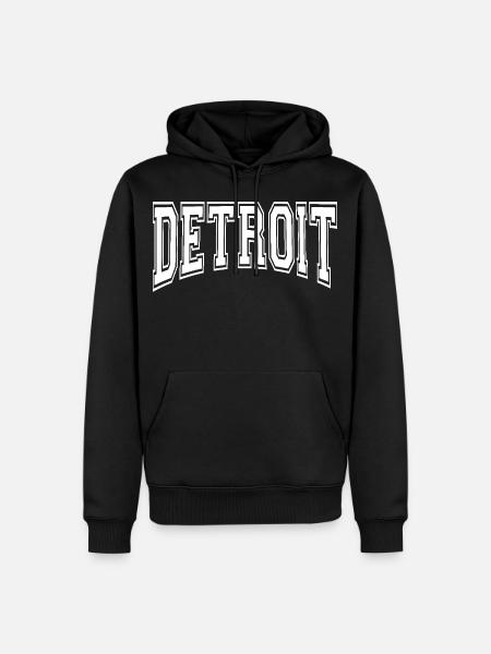 Detroit - Men’s Premium Organic Hoodie - black