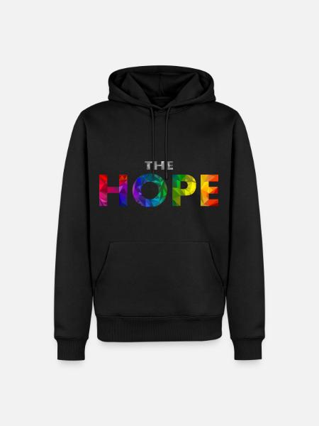 The Hope - Men’s Premium Organic Hoodie - black