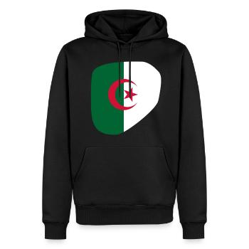 Algerien DZ Dzair Algerier - Männer Premium Bio Hoodie - Schwarz - Vorne - Nico (187cm)
