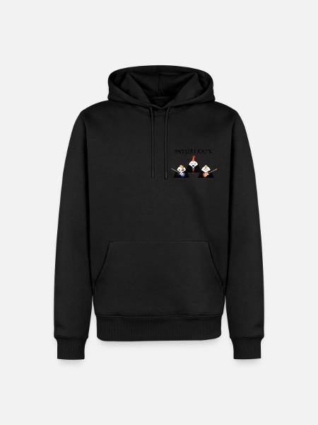 ONIGIRI ROCK - Sweat à capuche Premium bio Homme - noir