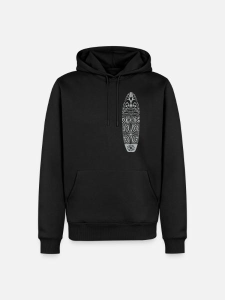 MAORI - Men’s Premium Organic Hoodie - black