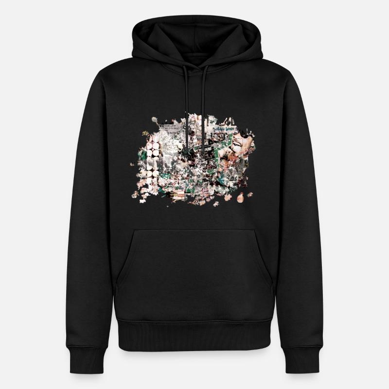 Splash farbig! - Männer Premium Bio Hoodie - Schwarz