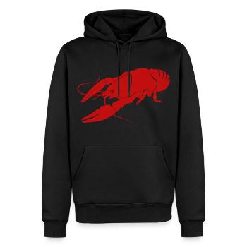 Crawfish Flusskrebs für Köche - Männer Premium Bio Hoodie - Schwarz - Vorne - Nico (187cm)