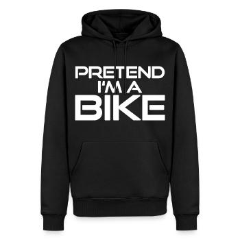 Pretend I'm a Bike - Funny Bike Costume - Men’s Premium Organic Hoodie - black - Front - Nico (187cm)