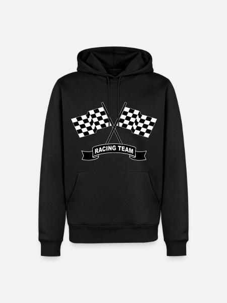 racing team flags - Men’s Premium Organic Hoodie -