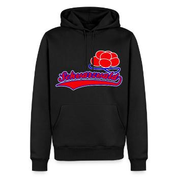 Schwarzwald Bollenhut Schwarzwälder - Männer Premium Bio Hoodie - Schwarz - Vorne - Nico (187cm)