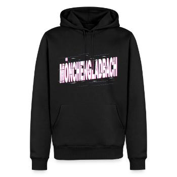 Mönchengladbach Deutschland Stadt Schrift Heimat - Männer Premium Bio Hoodie - Schwarz - Vorne - Nico (187cm)