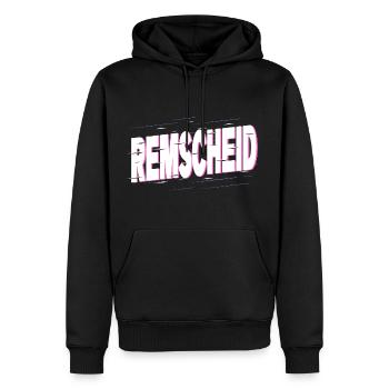 Remscheid Allemagne Ville Police Home Love - Sweat à capuche Premium bio Homme - noir - Devant - Nico (187cm)
