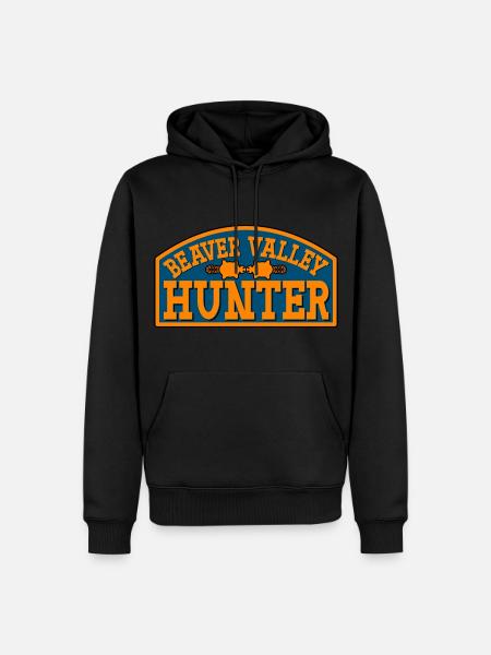 Beaver Valley Hunter Beaver Valley Hunter Hommes - Sweat à capuche Premium bio Homme - noir