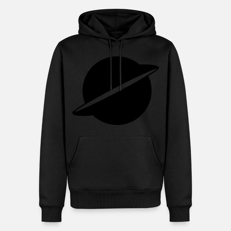 MSD D1 - Sweat à capuche Premium bio Homme - noir