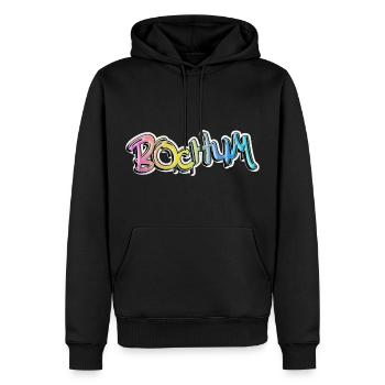 Bochum Deutschland Stadt Graffiti Spray Sprayer - Männer Premium Bio Hoodie - Schwarz - Vorne - Nico (187cm)