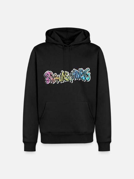 Braunschweig Deutschland Graffiti Spray Sprayer - Männer Premium Bio Hoodie - Schwarz