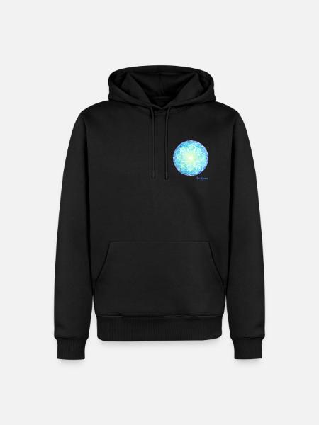 Mandala - inner peace - Männer Premium Bio Hoodie - Schwarz