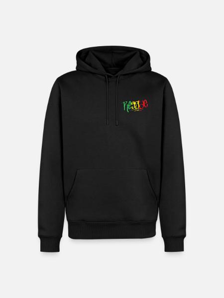 Reggae Rasta - Men’s Premium Organic Hoodie - black