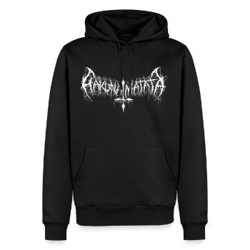 hakuna death metal - Männer Premium Bio Hoodie - Schwarz - Vorne - Nico (187cm)