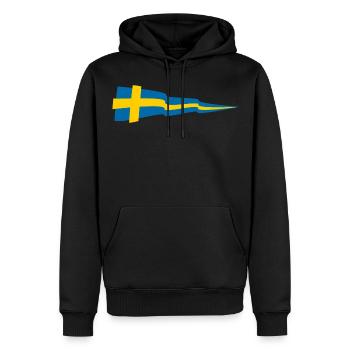 Sverige Sweden Schweden Flag Scandinavia Vikings - Männer Premium Bio Hoodie - Schwarz - Vorne - Nico (187cm)