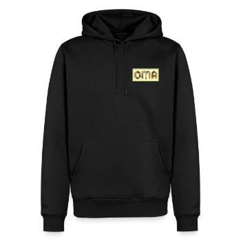 Sonnenblumen Garten Oma - Männer Premium Bio Hoodie - Schwarz - Vorne - Nico (187cm)