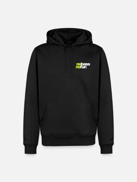 Kein Bass Kein Spaß - Männer Premium Bio Hoodie - Schwarz