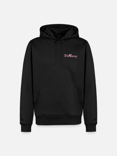 211753052_341312797_Wellbeing - Men’s Premium Organic Hoodie - black