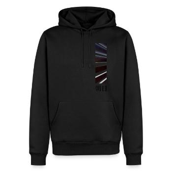 Schießen - Männer Premium Bio Hoodie - Schwarz - Vorne - Nico (187cm)