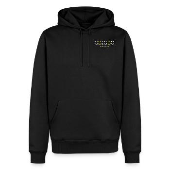 GBIGBO zjebeezjeboo - Back to basics - Men’s Premium Organic Hoodie - black - Front - Nico (187cm)