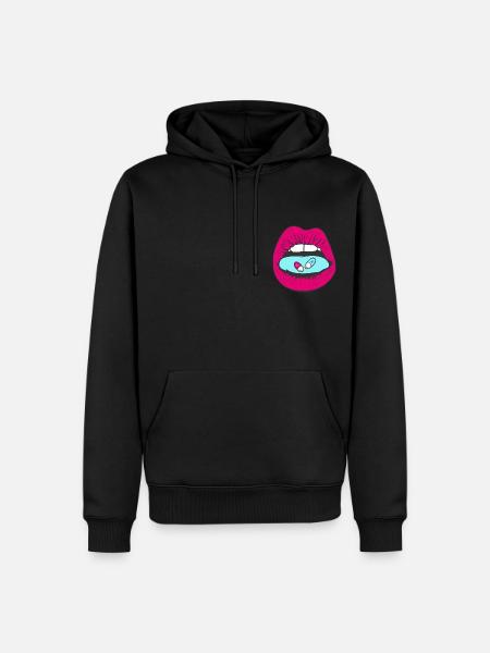 PalmX pop art illustration - Men’s Premium Organic Hoodie - black