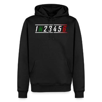 You will never understand it - Men’s Premium Organic Hoodie - black - Front - Nico (187cm)