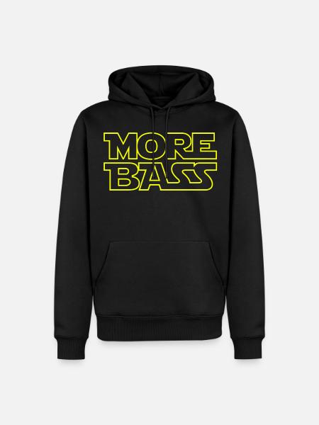MORE BASS SW - Men’s Premium Organic Hoodie - black
