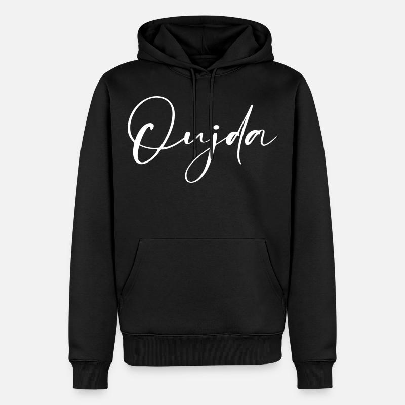 Oujda - Männer Premium Bio Hoodie - Schwarz