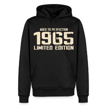 1965 Retro Style 1965 Geburtstag 1965 Vintage - Männer Premium Bio Hoodie - Schwarz - Vorne - Nico (187cm)