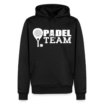 Padel-Mannschaft - Männer Premium Bio Hoodie - Schwarz - Vorne - Nico (187cm)