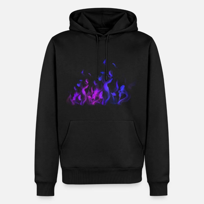 COMME AU COUCHER DU SOLEIL - Sweat à capuche Premium bio Homme - noir
